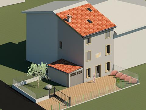 Ristrutturazione di un'abitazione in contesto residenziale - Villafranca di Verona (Vr)